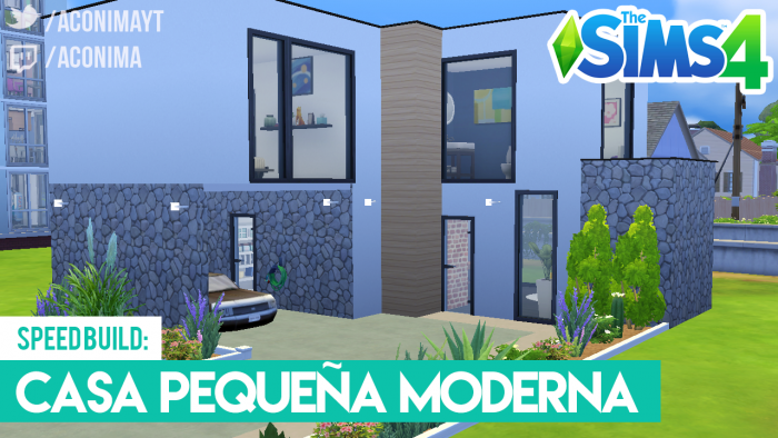 Casa Moderna Pequeña en Los Sims 4
